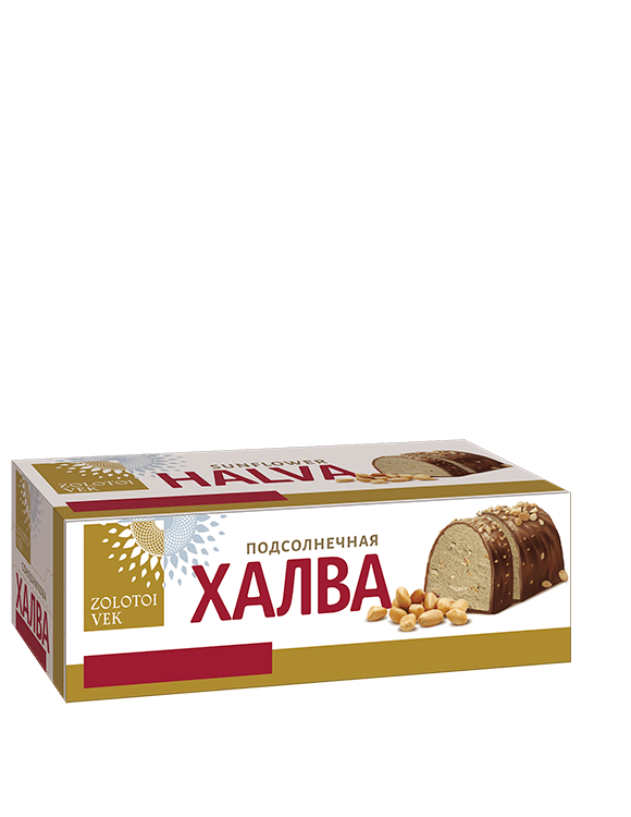 Халва подсолнечная с арахисом в глазури Халва подсолнечная с арахисом в глазури