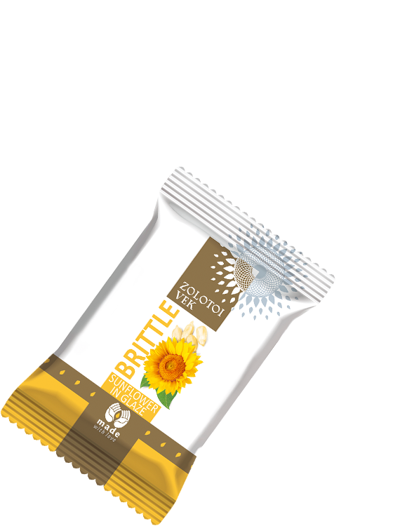 Грильяж подсолнечный «Sunflower Brittle in glaze»