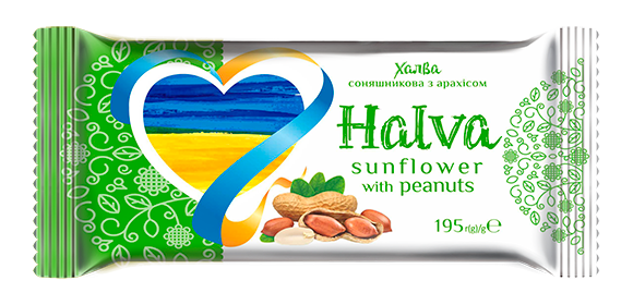Халва соняшникова з арахісом	